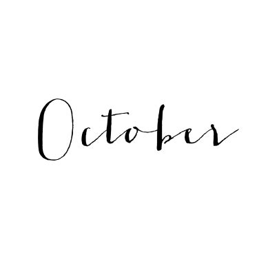 Typography fall autumn handwriting calligraphy october elenamjacobs •