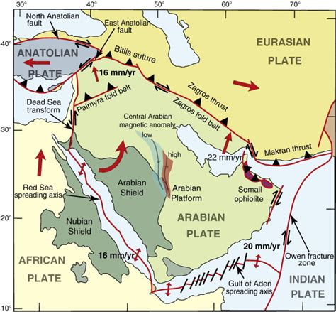 Arabian Plate - African/Arabian Tectonic Plates