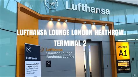 LUFTHANSA LOUNGE - VLOG #8 ️ LONDON HEATHROW TERMINAL 2 - YouTube