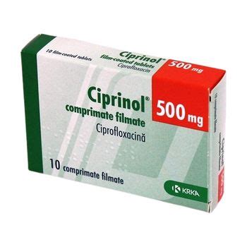 Ciprinol 750mg, 10 comprimate, KRKA | Dr.Max Farmacie