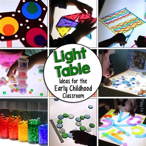 Light Table Towers for Preschoolers | Light table, Classroom plays, Light