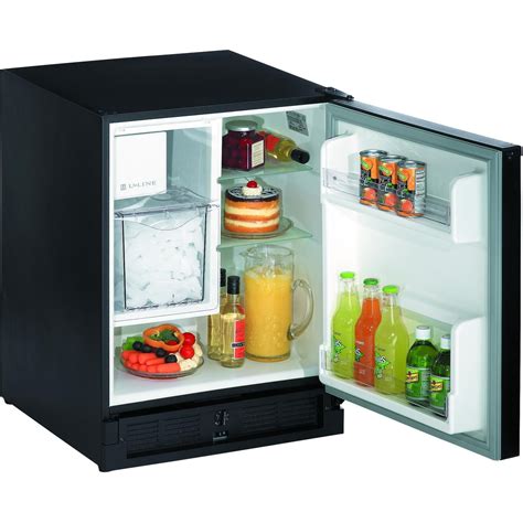 U-Line 2.1 Cu. Ft. Marine / RV Compact Refrigerator / Ice Maker - Black - CO29BTP ...