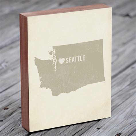 Seattle Art Print Seattle Seattle Art Seattle Washington - Etsy