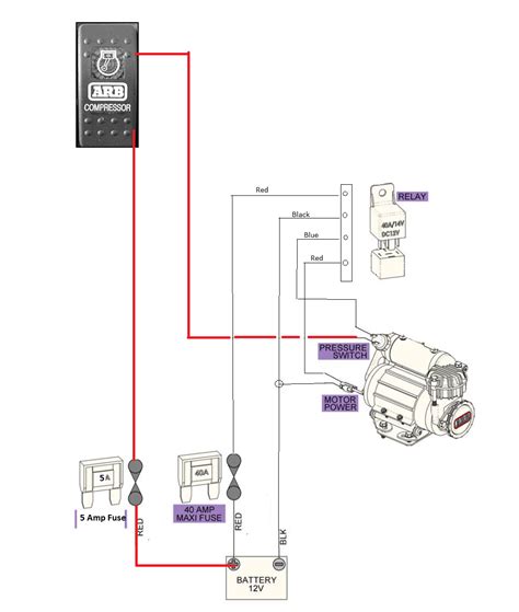 Arb Compressor Switch Wiring Diagram - Wiring Diagram