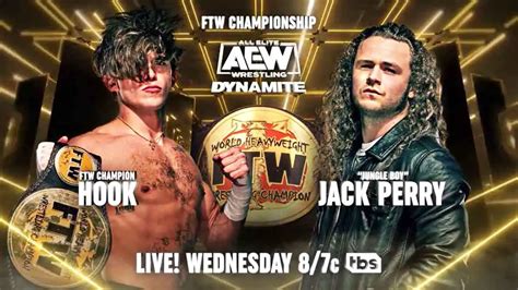 Jack Perry vs Hook FTW Title Set for AEW Dynamite July 19