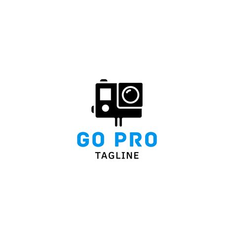 Black GoPro logo | Logo maker, Camera logos design, Photo logo design