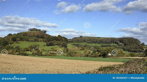 Downham Hill & Uley Bury Stock Image - Image of clouds, hill: 102356537