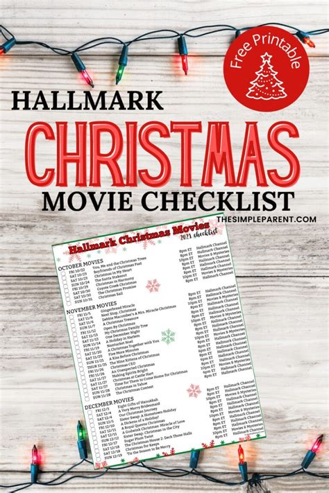 Hallmark Christmas Schedule 2024 Printable - Cal Annabelle