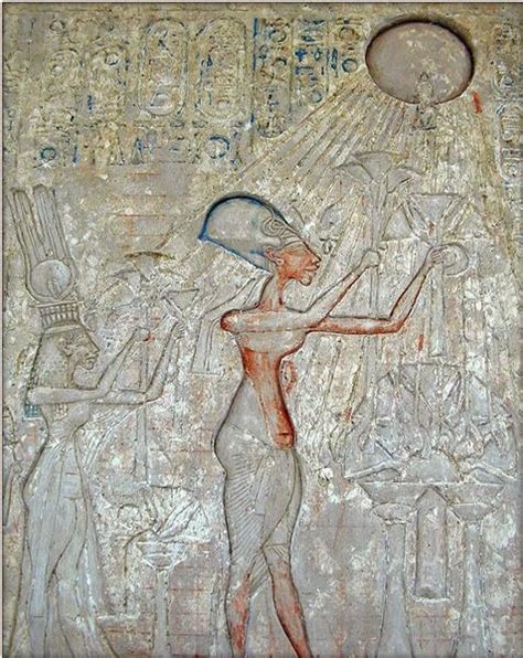 Akhenaten Nefertiti And Their Children