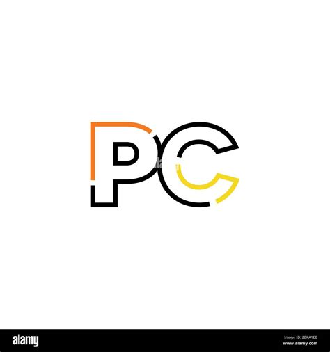 Pc logo design hi-res stock photography and images - Alamy