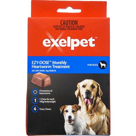 Exelpet Ezy-dose Monthly Heartworm Treatment For Dogs 12g | Woolworths