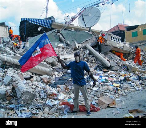 Haitian Male Model Flag