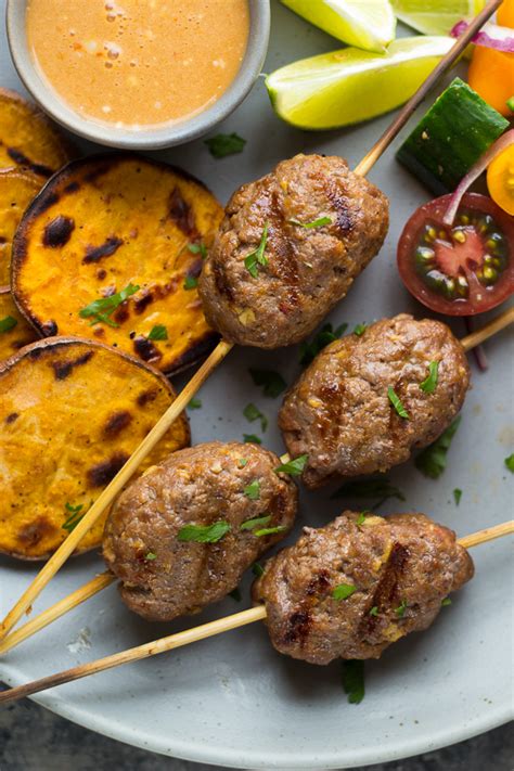 Grilled Beef Kofta with Coconut Sauce - The Best Recipes