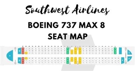 Boeing 737 Max 8 Seat Map (Airlines Configuration)