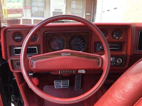 1977 Chevrolet Monte Carlo Landau 19k Miles Black Red Interior - Classic Chevrolet Monte Carlo ...