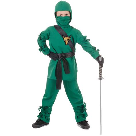 Green Ninja Child Halloween Costume - Walmart.com