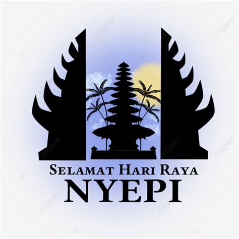 Happy Nyepi Day 2023, Quiet, Seclusion Day, Design Holiday PNG ...