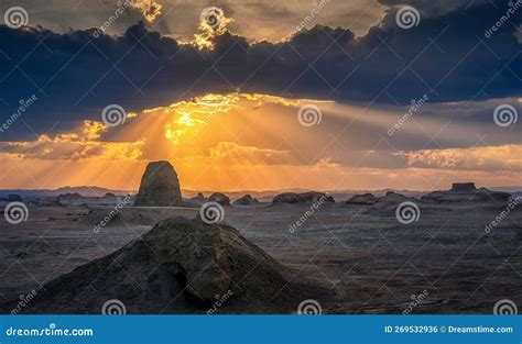 Rocky Ground Landscape with Terrain at Sunset Stock Photo - Image of ground, geology: 269532936