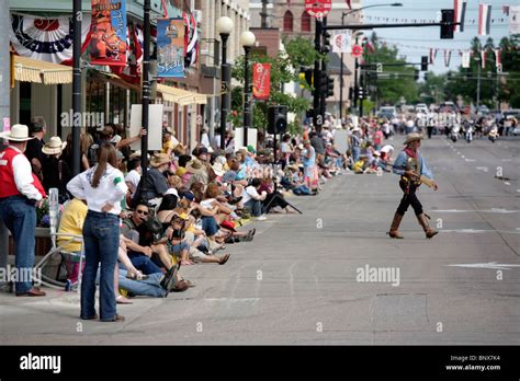 Parade in downtown Cheyenne, Wyoming, during the Frontier Days annual Stock Photo: 30694920 - Alamy