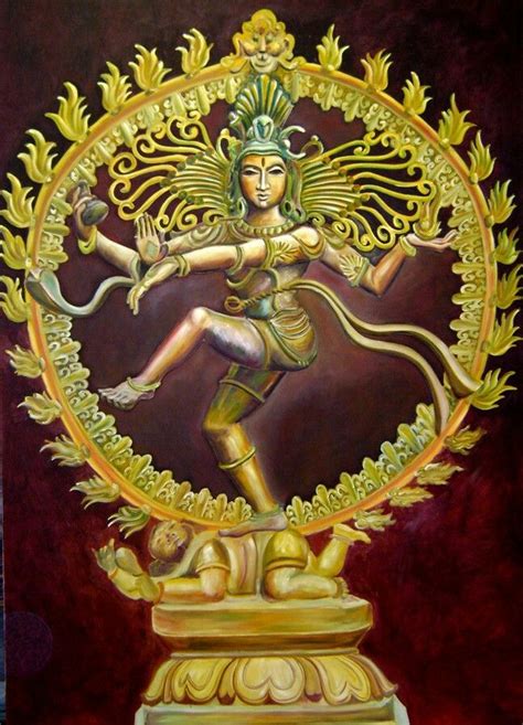 Nataraja is a depiction of the Hindu God Shiva as the cosmic dancer who ...