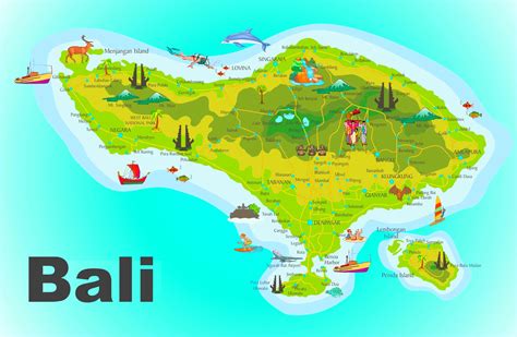 Discovering Bali: A Guide To The Map Of Bali Indonesia - Map Of The Usa