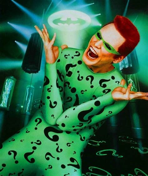 Jim Carrey as The Riddler | Batman movie posters, Batman movie, Jim carrey