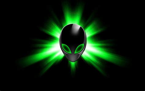 Green Alienware Desktop Background / Alienware, games, abstract, logo ...