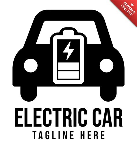 Electric Car Logo Design Template | Free Design Template