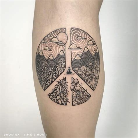 101 Amazing Peace Tattoo Ideas That Will Blow Your Mind! | Outsons ...