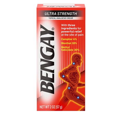 Buy Ultra Strength Bengay Topical Pain Cream, Non-Greasy Topical Analgesic for Minor , Muscle ...