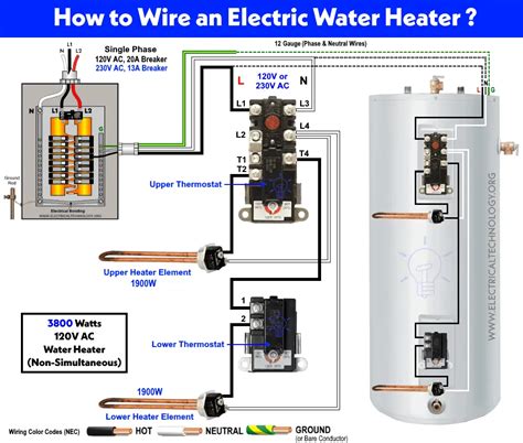 How To Wire Water Heater Thermostat