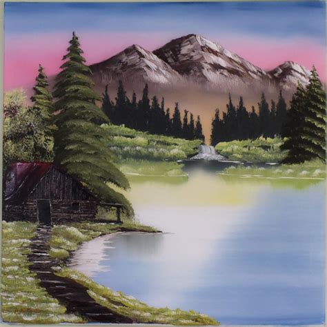 Bob Ross - Mountain Retreat by MikeBossO on DeviantArt