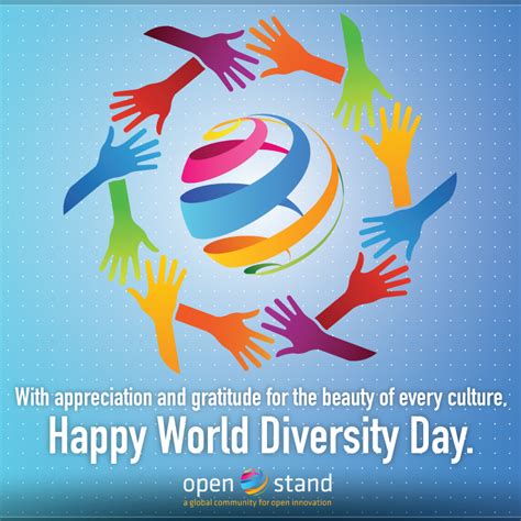 Happy World Diversity Day 2014 from OpenStand