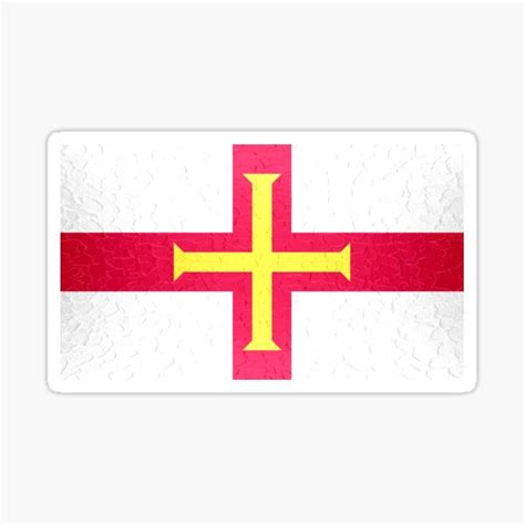 "Guernsey Flag" Sticker for Sale by enhan | Redbubble