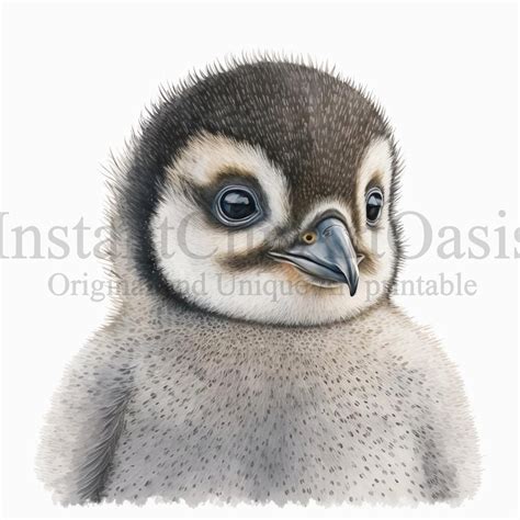 Baby Penguin Clipart, 10 High Quality Jpgs, Nursery Art, Digital ...