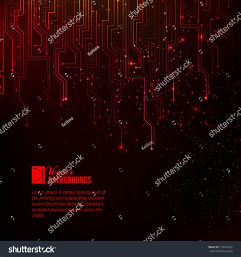 2,522 Red Circuit Board Wallpaper Digital Technology Background Images ...