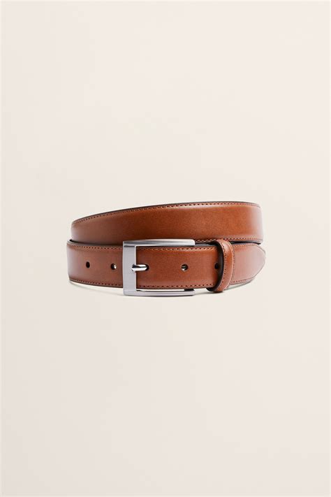 Tan Leather Belt | Buy Online at Moss