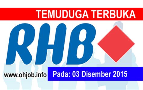 Job Vacancy at RHB Bank Malaysia - JAWATAN KOSONG KERAJAAN | KERJA KOSONG SWASTA 2017