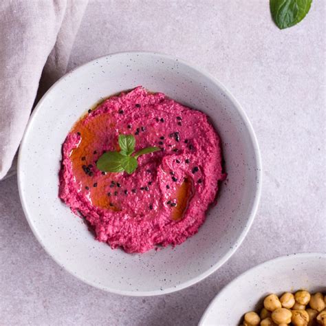 Roasted Beetroot Hummus - Get Healthy U