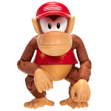 World of Nintendo Donkey Kong Series 2 Diddy Kong 4 Action Figure With ...