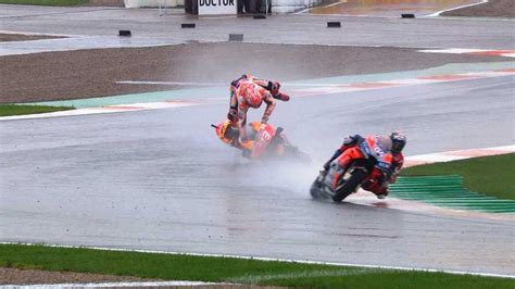 Marquez Crashes Twice at Valencia, Still Wins Championship