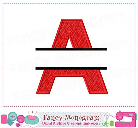 Split Alphabet design Split letters design Split Monogram - Etsy México