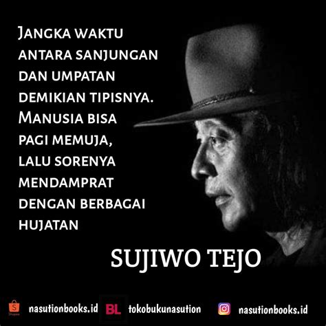 Sujiwo Tejo | Kutipan terbaik, Kata-kata, Kata-kata motivasi