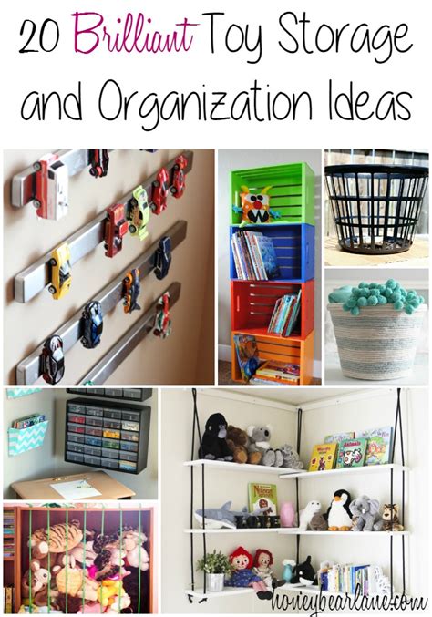 20 Brilliant Toy Storage and Organization Ideas - Honeybear Lane