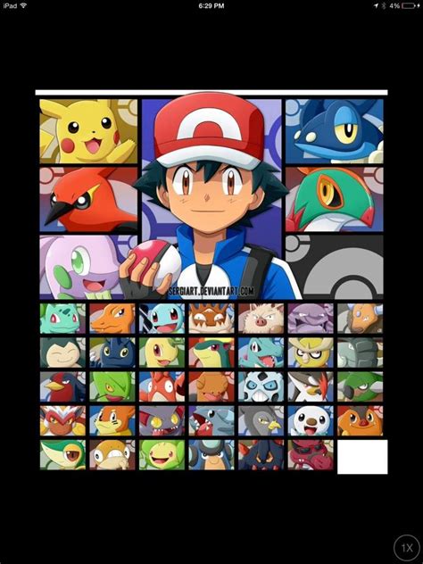 Ash Ketchum And All His Pokemon