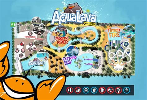 Aqualava Water Park Map and Brochure (2020 - 2023) | ThemeParkBrochures.net