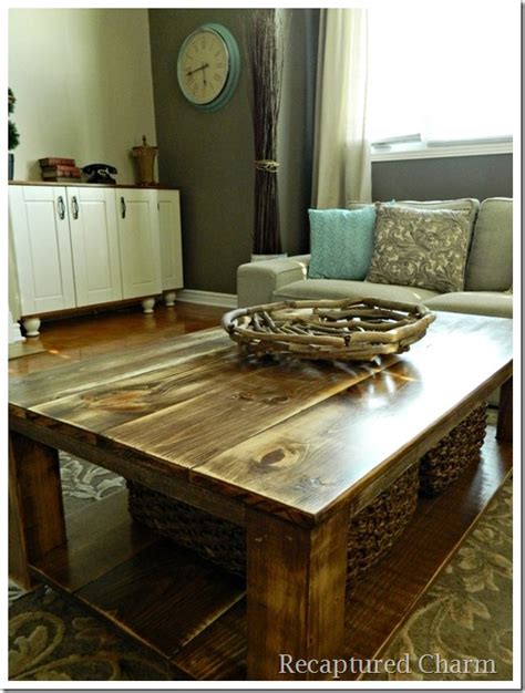 Recaptured Charm: Do It Yourself – Rustic Coffee Table