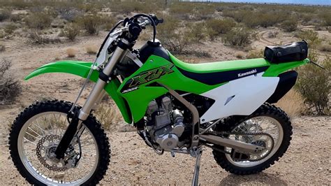 2020 Kawasaki klx 300r first ride of the year - YouTube