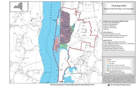 Tivoli Bays Wildlife Management Area Proposed Uses Map - NYSDEC