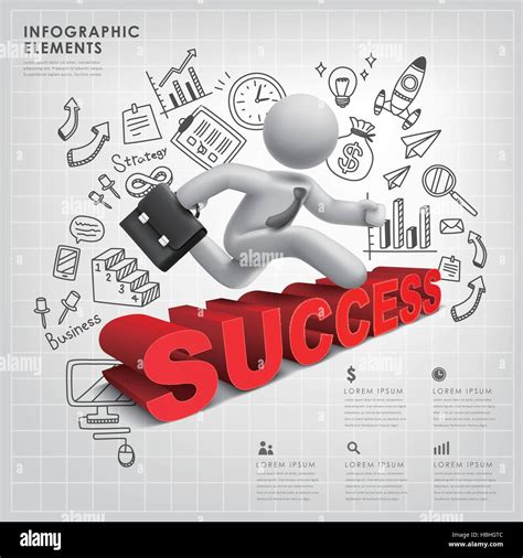 concept success vector illustration infographic elements design Stock Vector Image & Art - Alamy